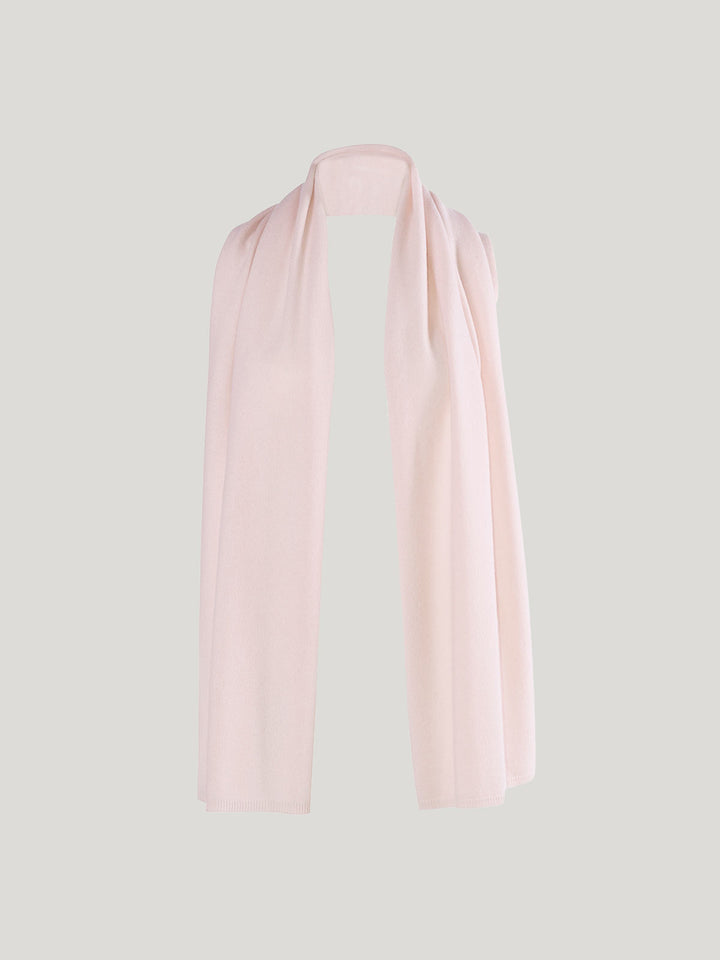 Viola Cashmere Scarf (Rosewater)