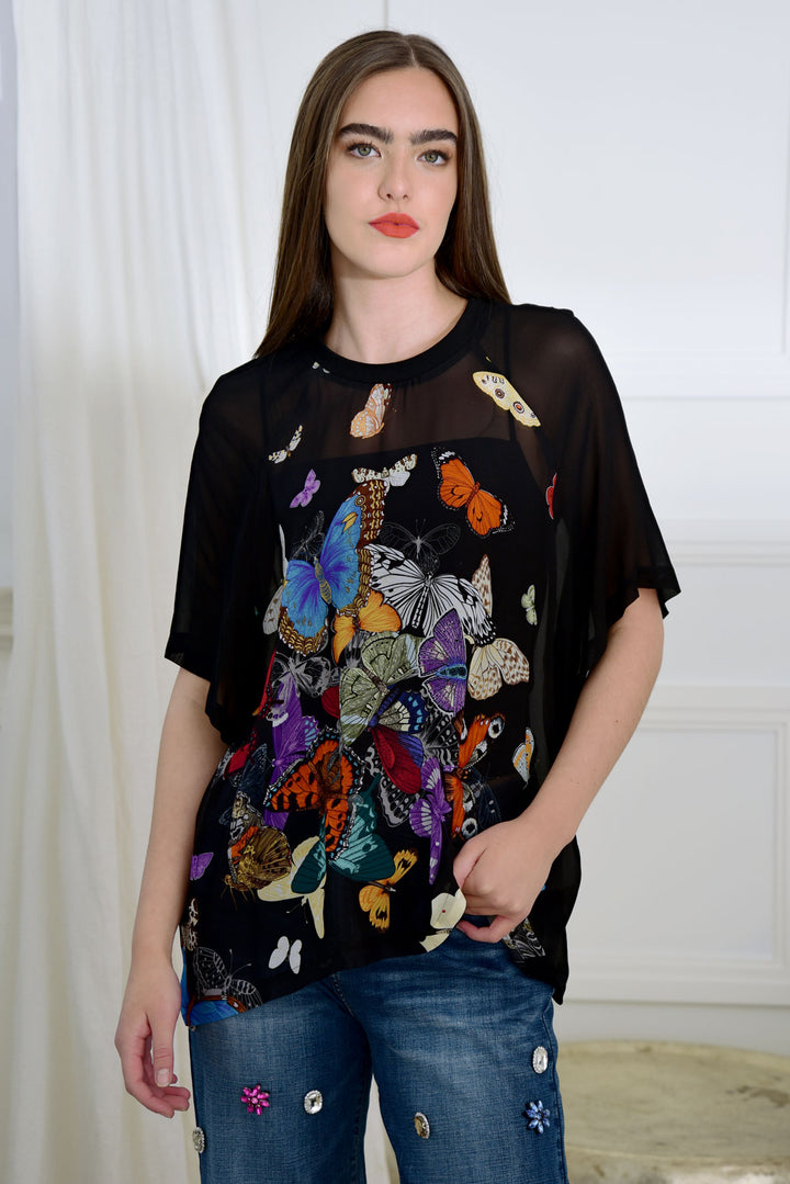 PICTURE PERFECT Top (Butterflies)