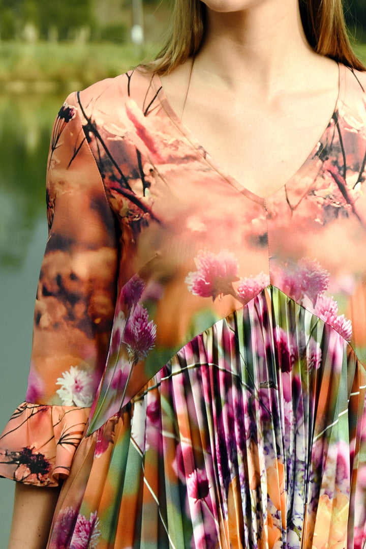 Trick or Pleat Dress (Buttercup)