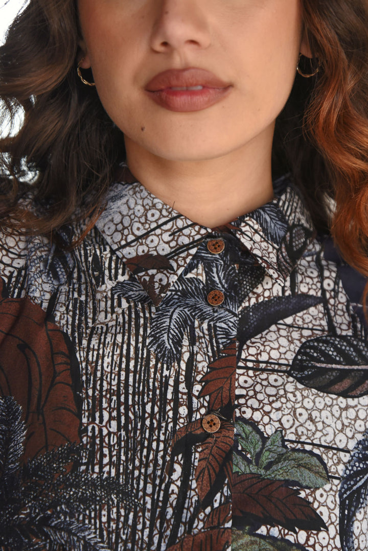 BEHIND HER BACK Shirt (Palm)