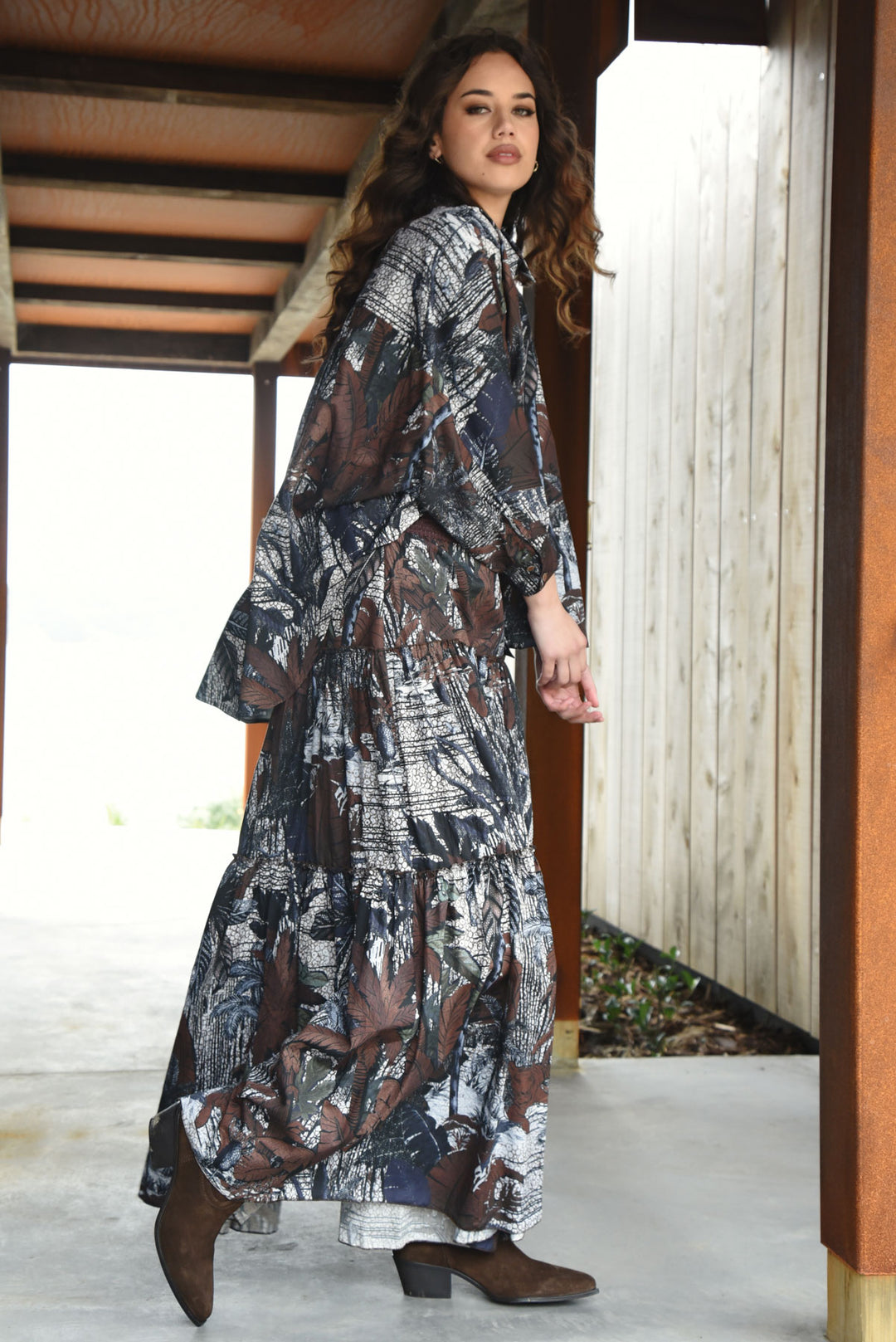 RIGHT THIS WAY Skirt (PALM)