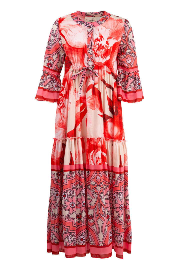 SWEET ESCAPE Dress (Pink Border)