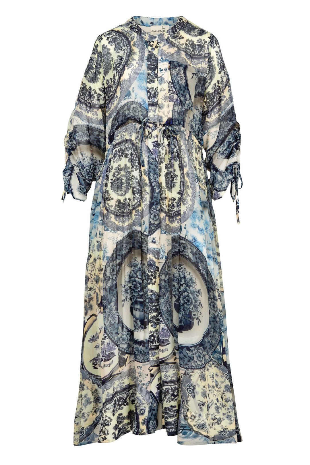 Portrait Mode Dress (Blue Plate)