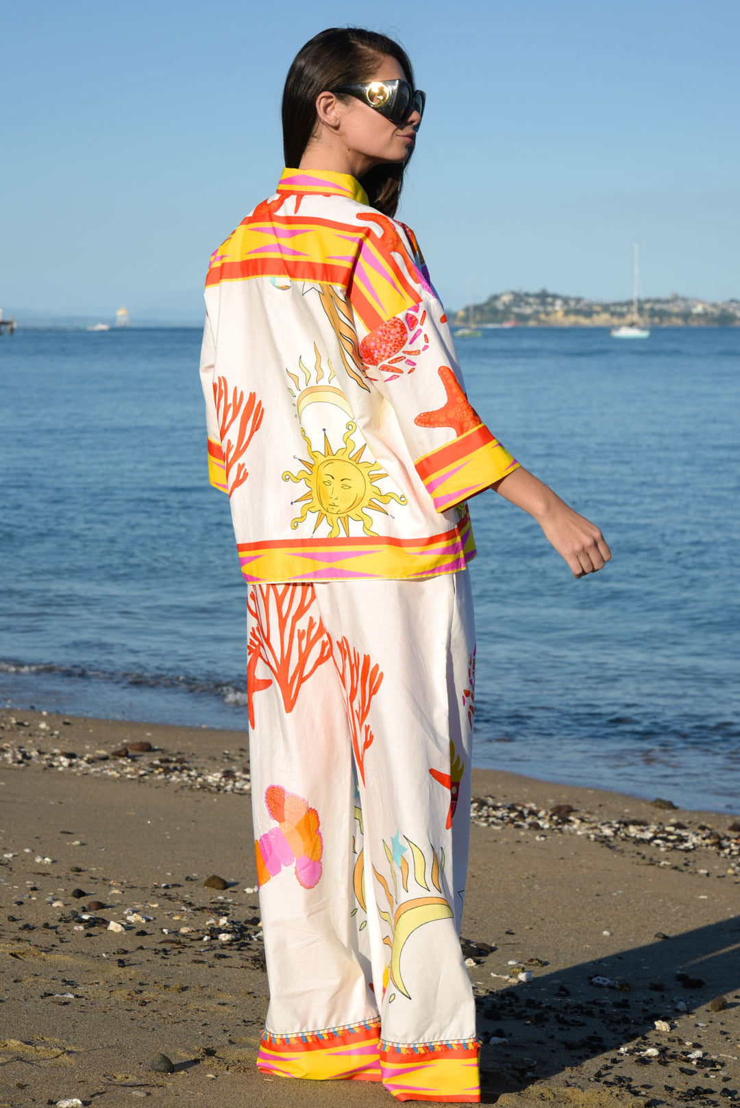 STRETCH A LEG PANT (WHITE SUN)