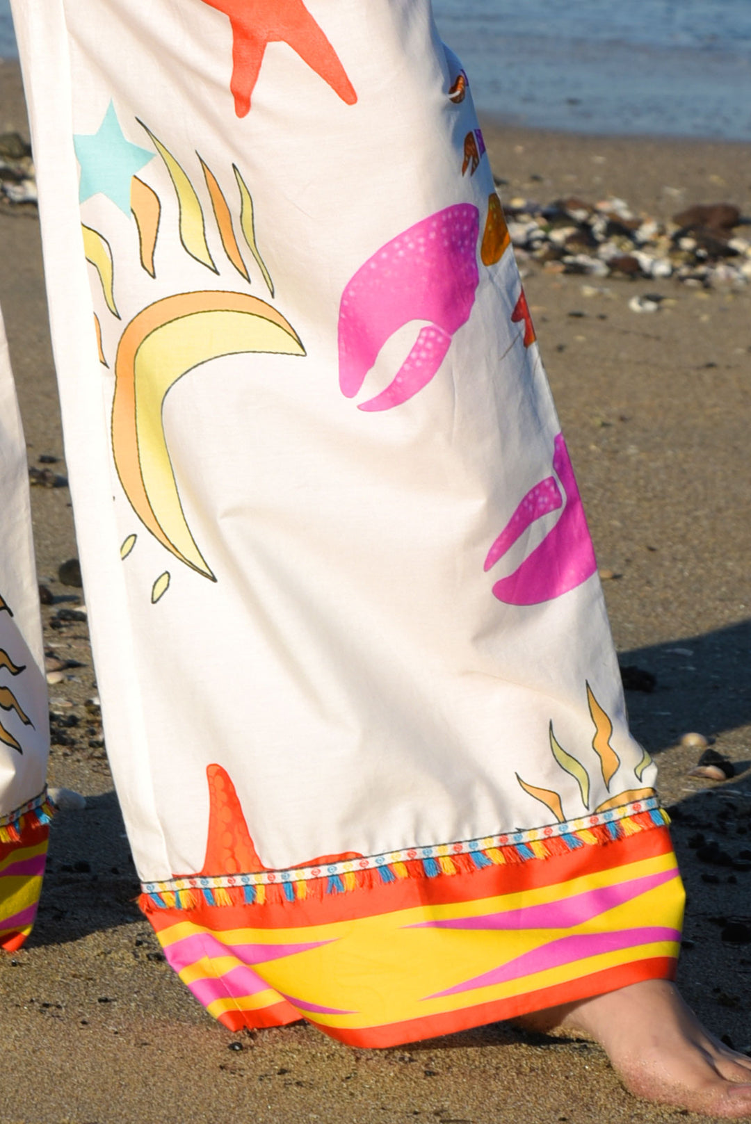 STRETCH A LEG PANT (WHITE SUN)