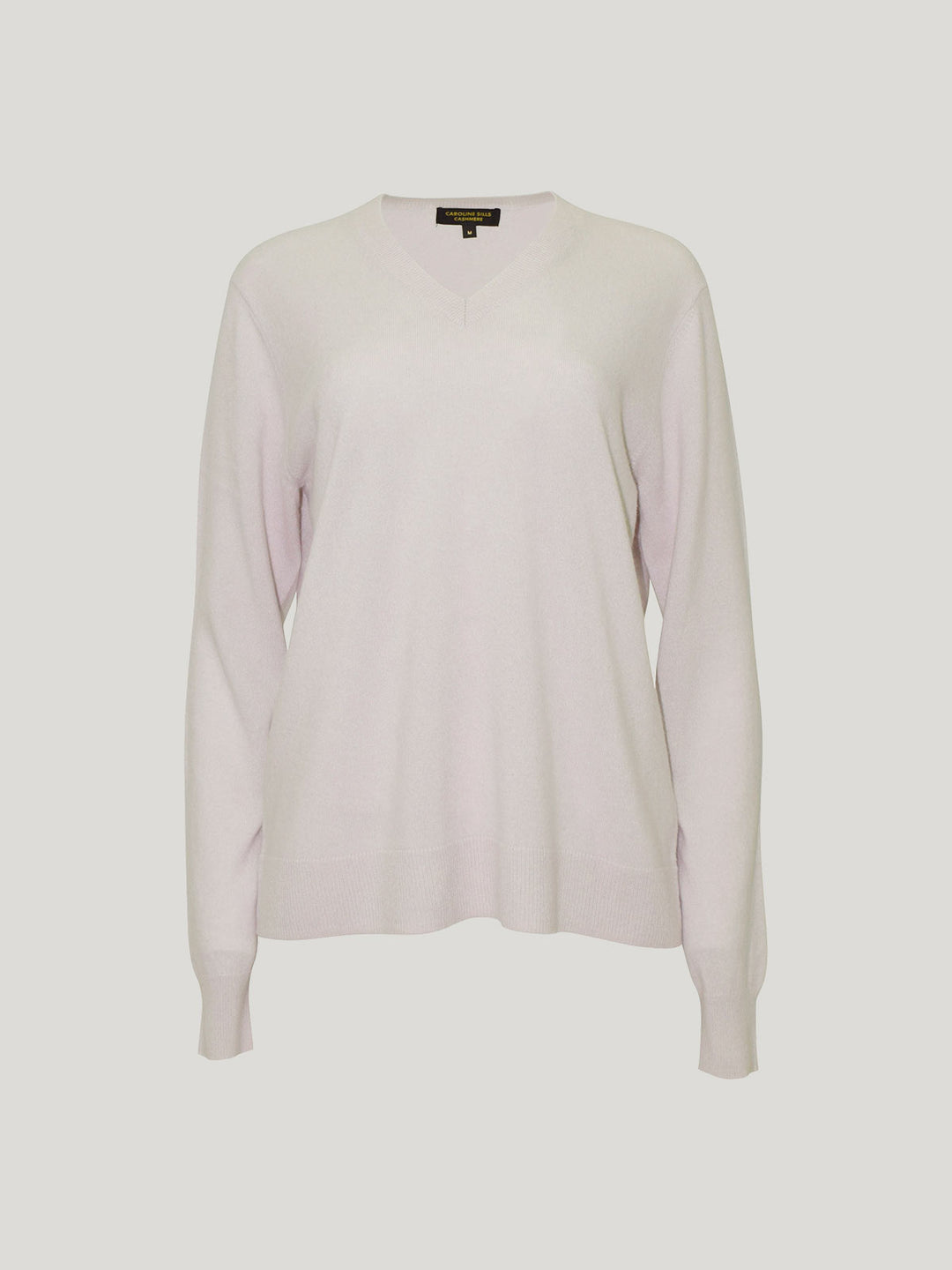 Lucy Cashmere V Neck (Vapour)