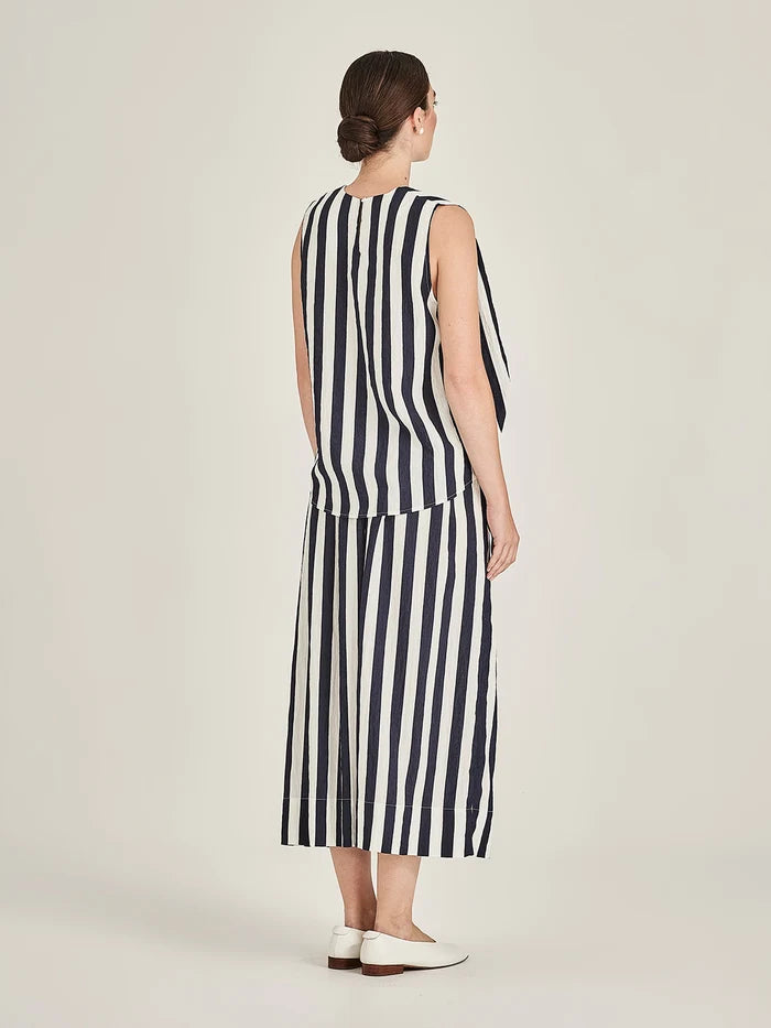BELLAMY Striped Skirt (Navy Stripe)