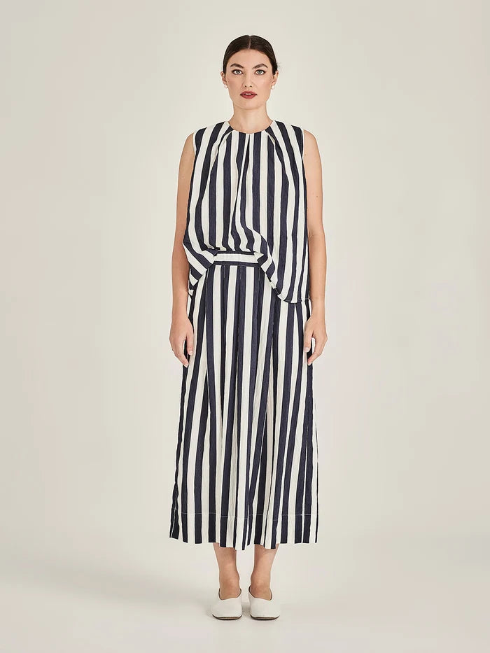 BELLAMY Striped Skirt (Navy Stripe)