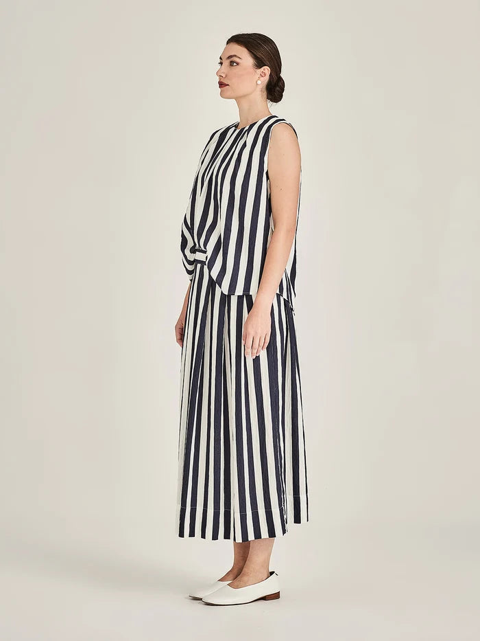 BELLAMY Striped Skirt (Navy Stripe)