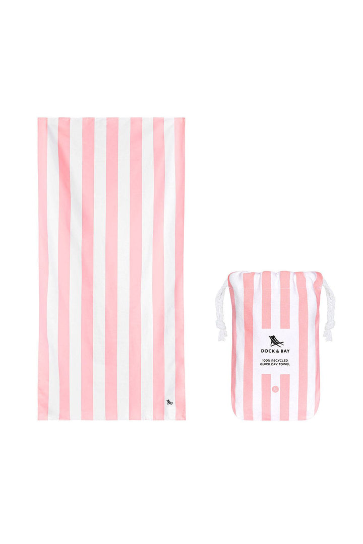 Beach Towel Cabana Collection - L (Malibu Pink)