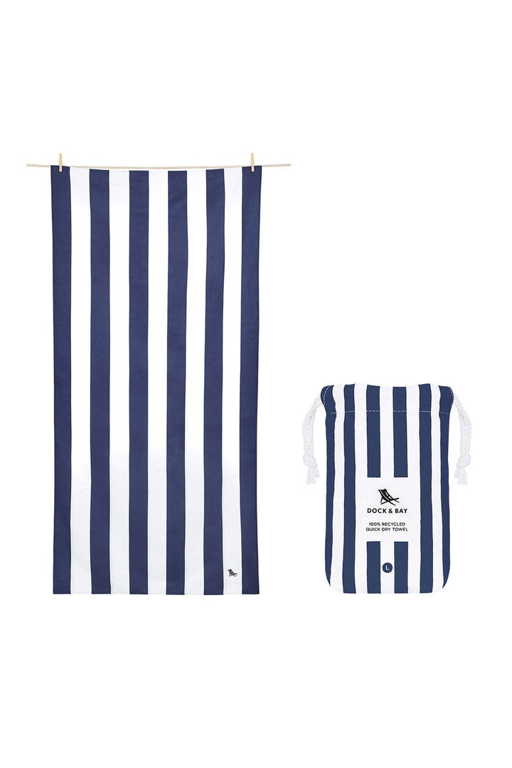 Beach Towel Cabana Collection - L (Whitsunday Blue)