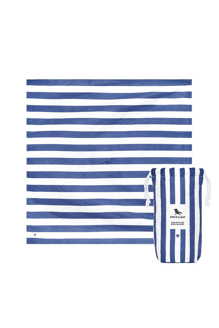 Picnic Blanket - L  (Whitsunday Blue)