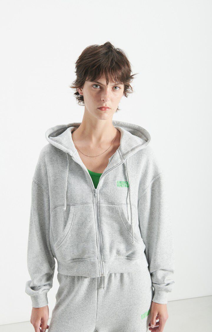 Evona Hoodie (Light Grey Melange)