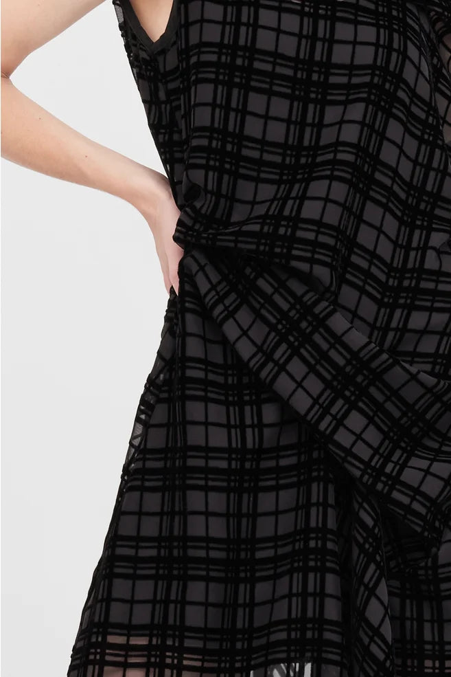 Edifice Dress (Black Check)