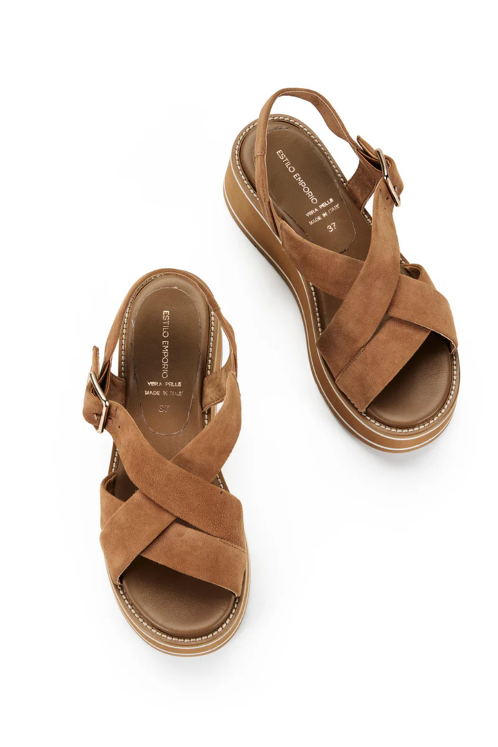 Juno Wedge (Tan)