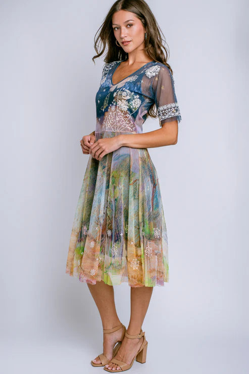 Wendi Mesh Dress (Aurelius)