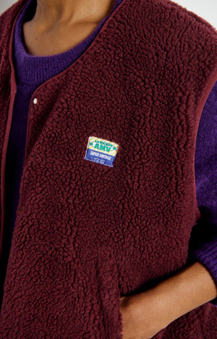 Hoktown Vest (Burgundy Melange)