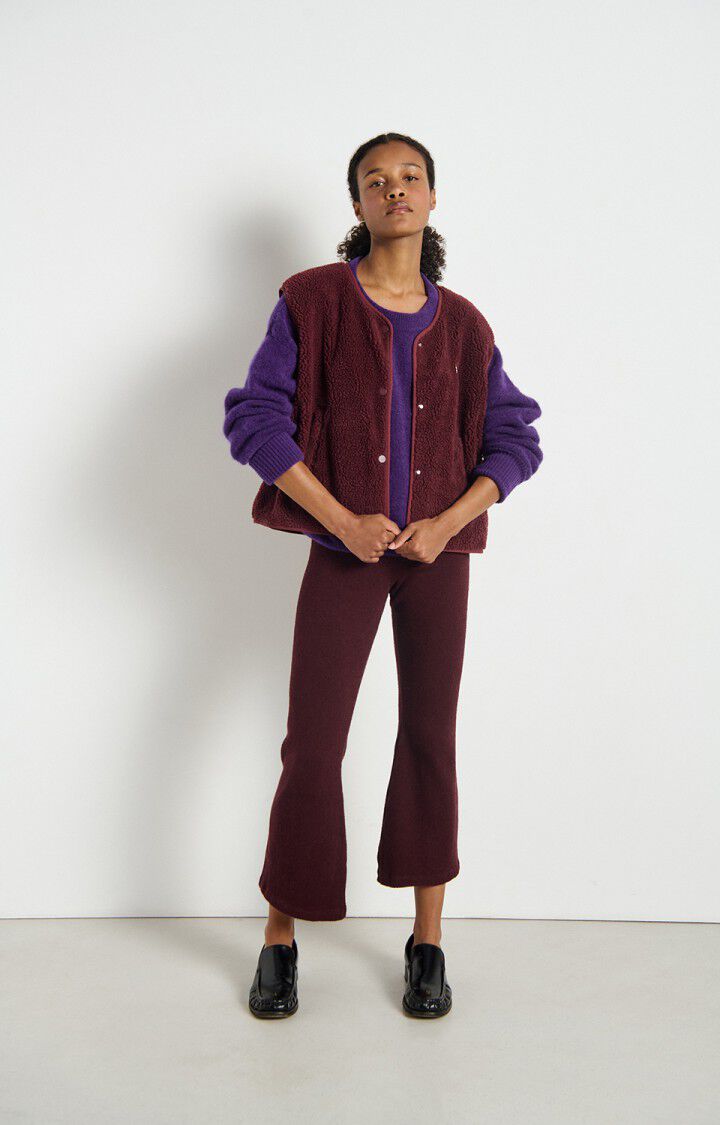 Hoktown Vest (Burgundy Melange)