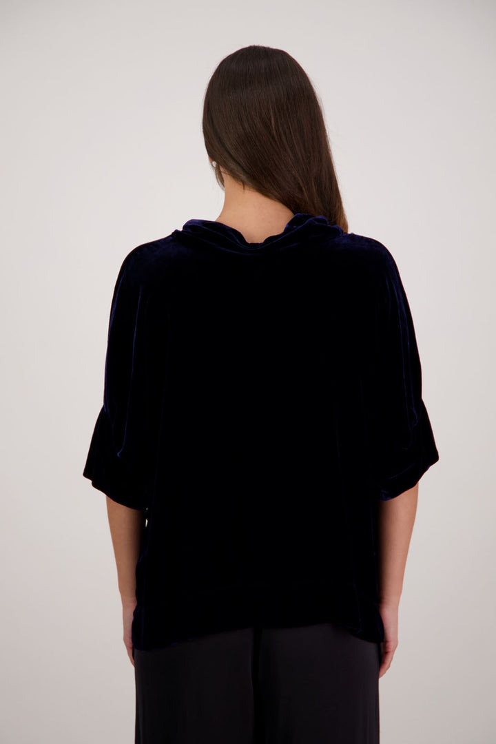 Hanley Velvet Top (Ink)