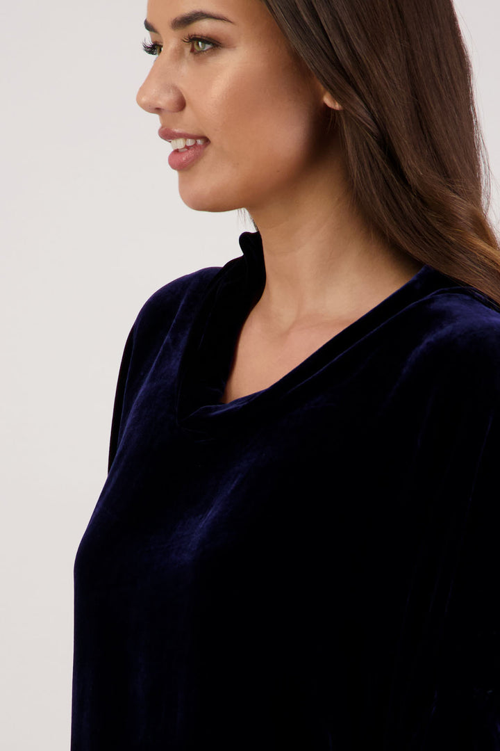 Hanley Velvet Top (Ink)
