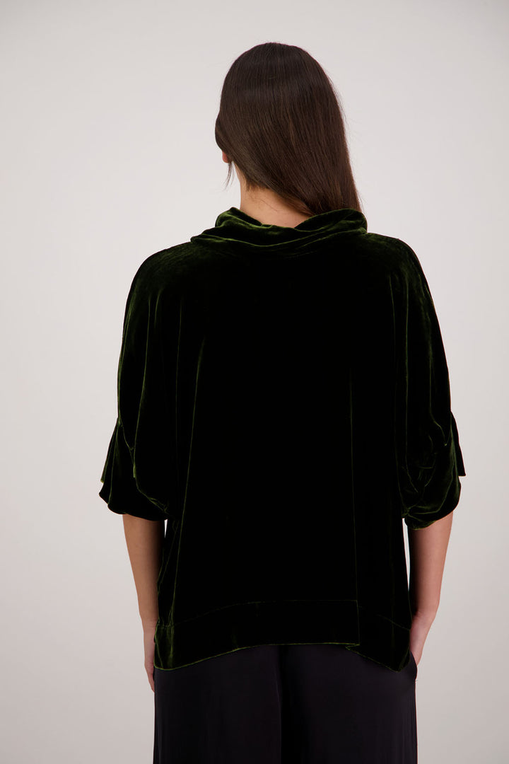 Hanley Velvet Top (Khaki)