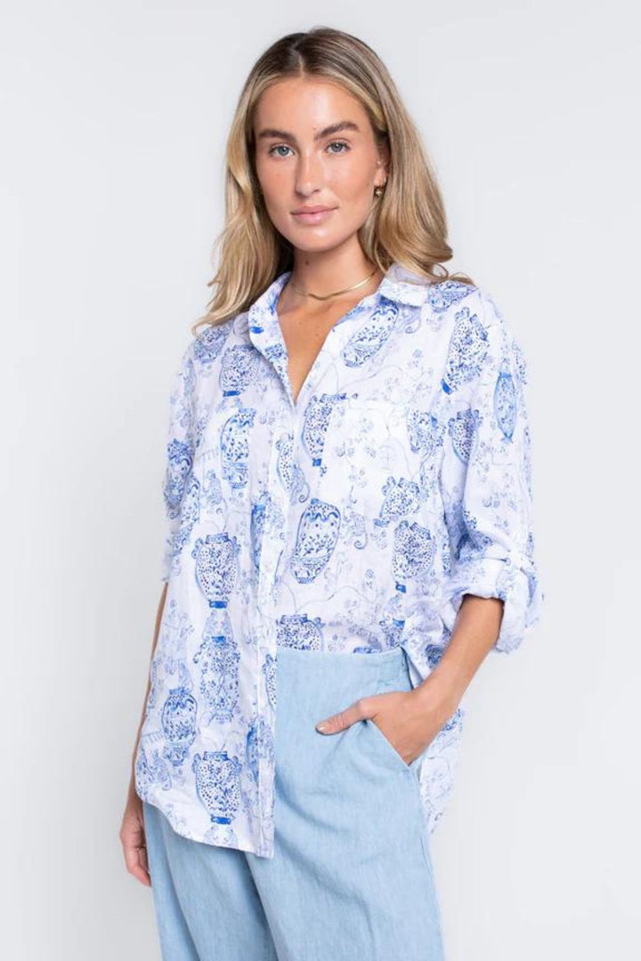 The Boyfriend Shirt (Ginger Jar)