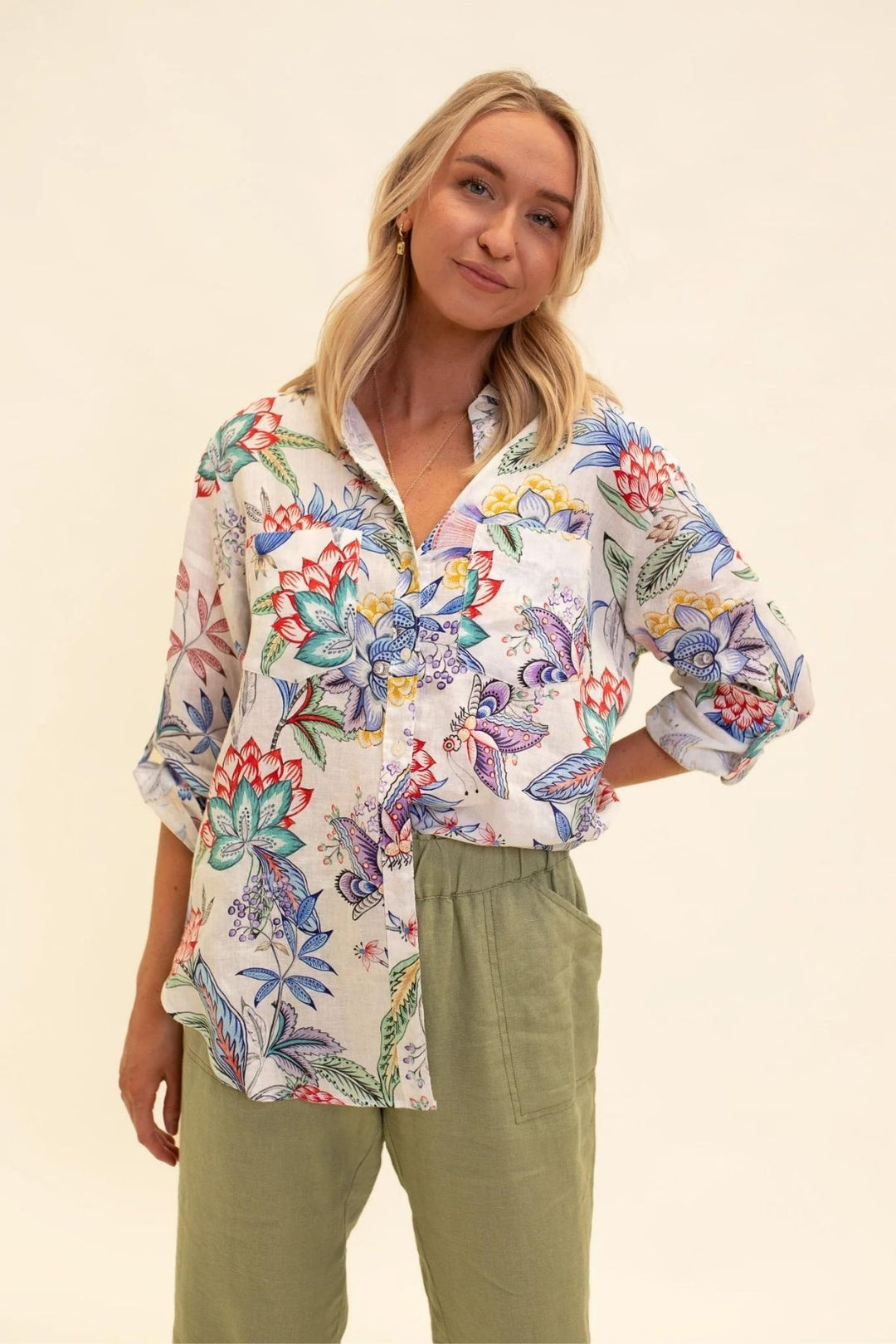 Boyfriend Shirt (Summer Palace)