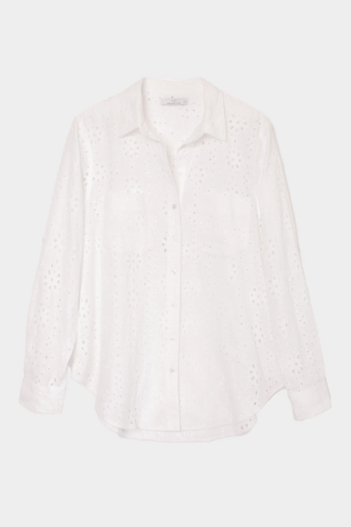 The Broderie Shirt (White)