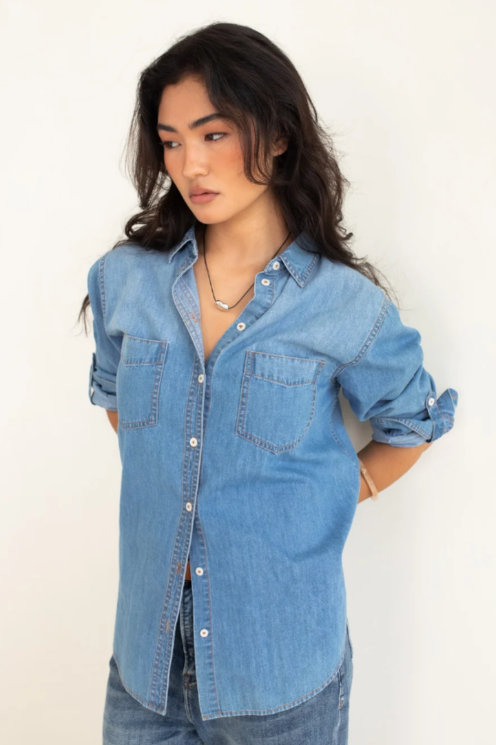 Denim Shirt (Mid-wash)