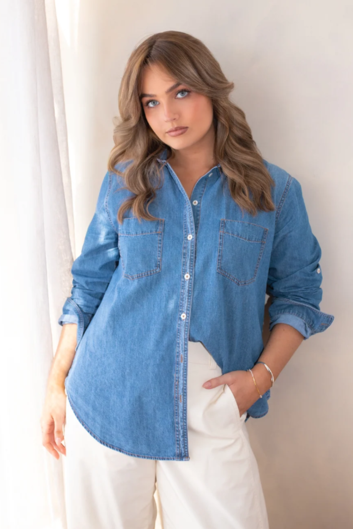 Denim Shirt (Mid-wash)
