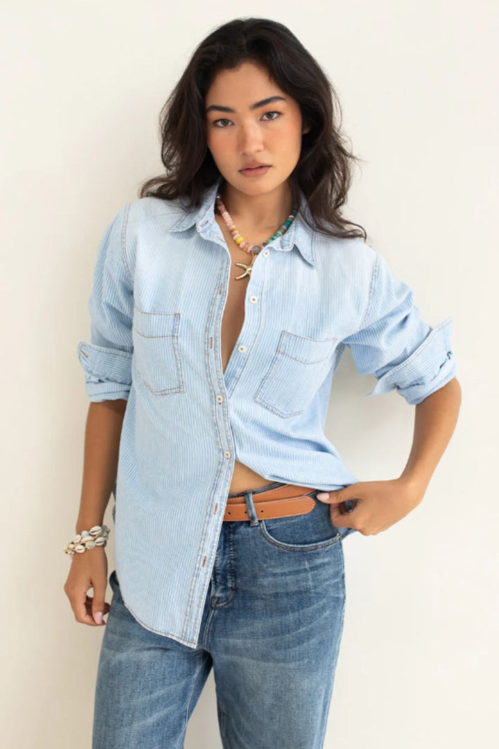 Denim Stripe Shirt