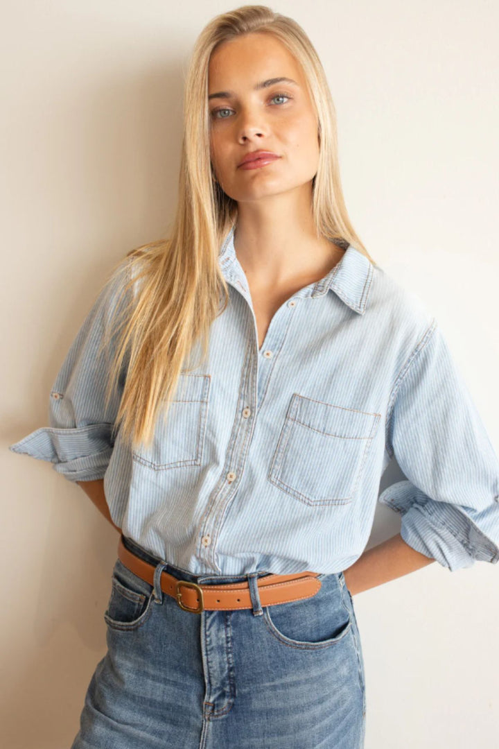 Denim Stripe Shirt