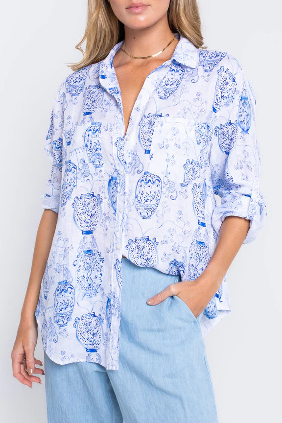 The Boyfriend Shirt (Ginger Jar)