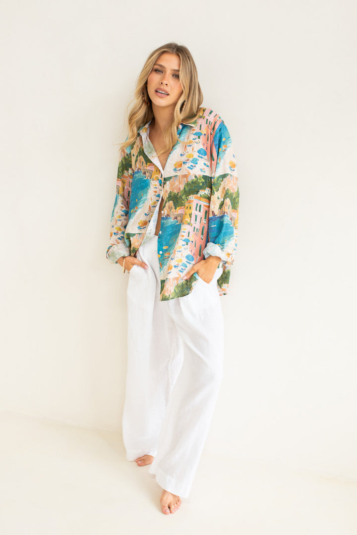 Boyfriend Shirt (Riviera)