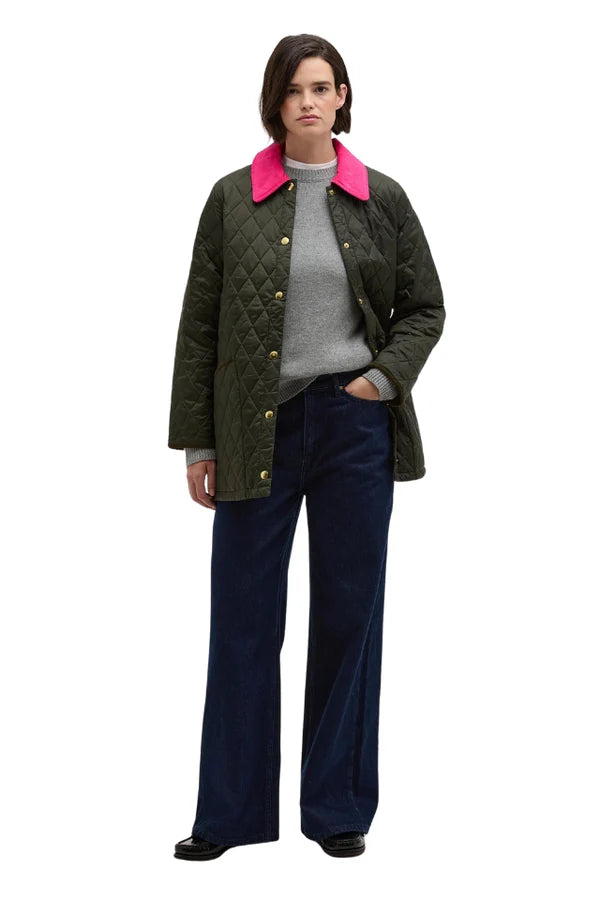 Liddesdale Quilted Jacket (Sage/Fuchsia/Ancient)