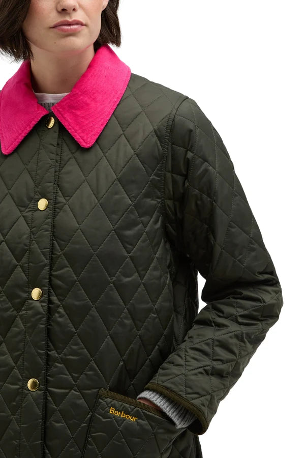 Liddesdale Quilted Jacket (Sage/Fuchsia/Ancient)