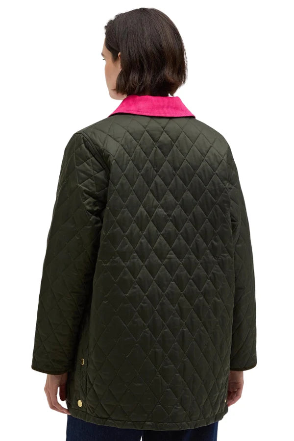 Liddesdale Quilted Jacket (Sage/Fuchsia/Ancient)