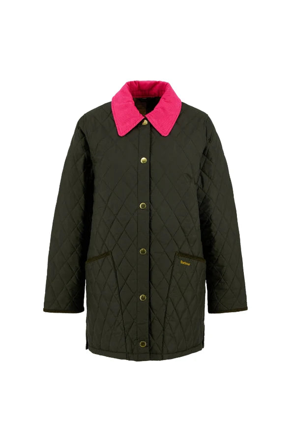 Liddesdale Quilted Jacket (Sage/Fuchsia/Ancient)
