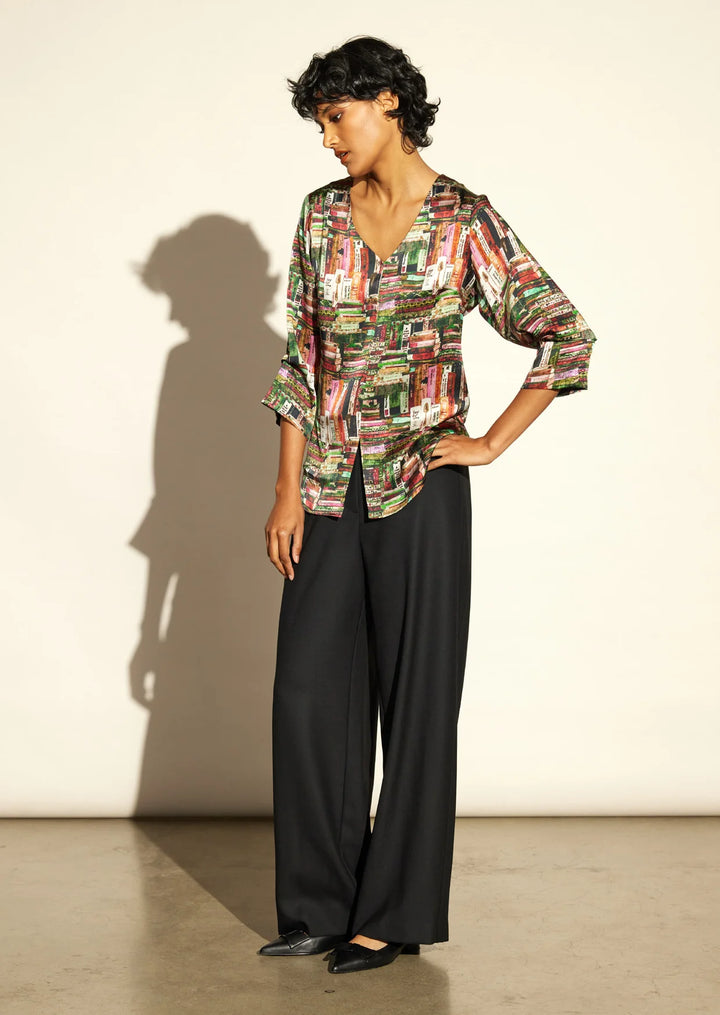 Maidenhead Top (Italian Printed Silk)