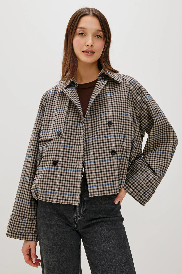 Jett Jacket (Mocha Check)