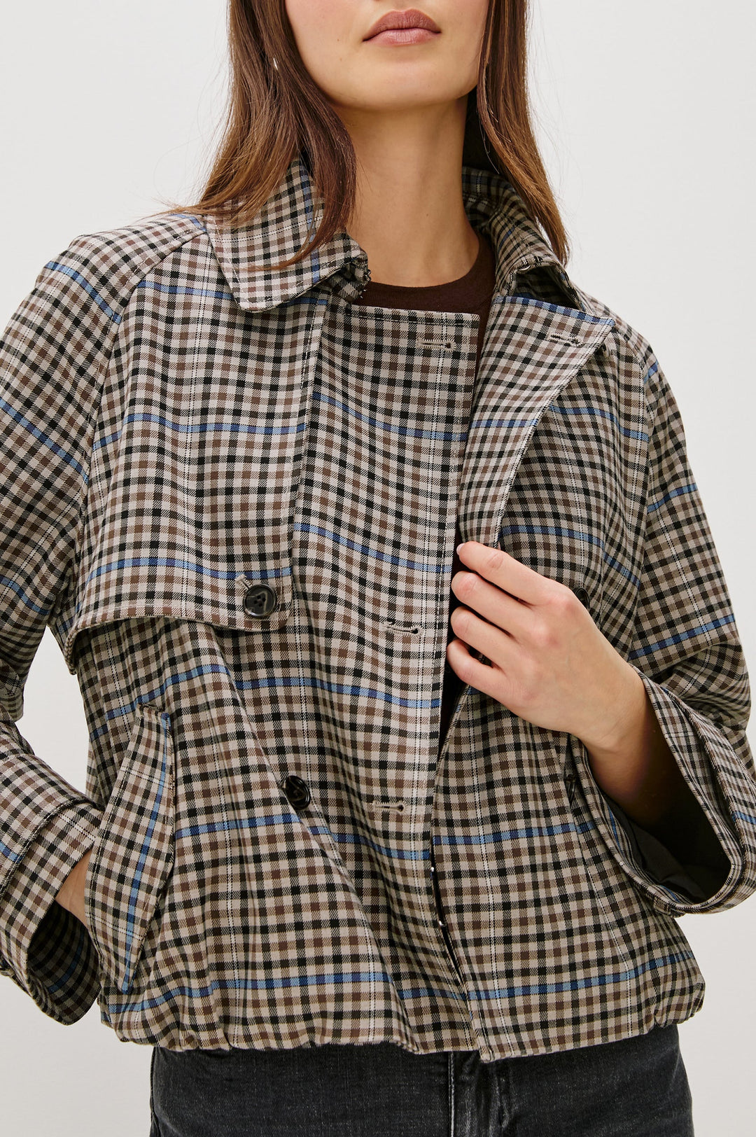 Jett Jacket (Mocha Check)