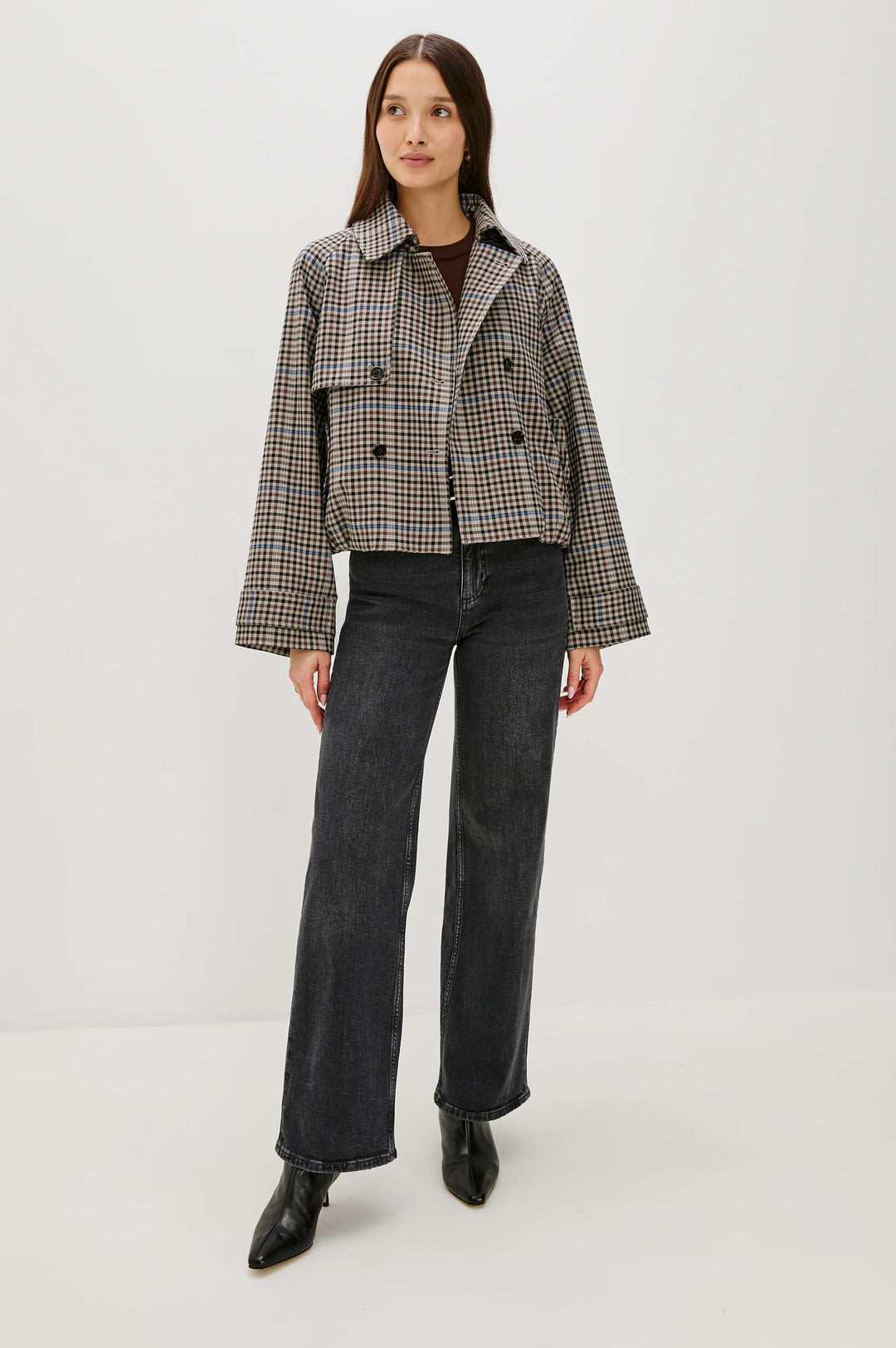 Jett Jacket (Mocha Check)