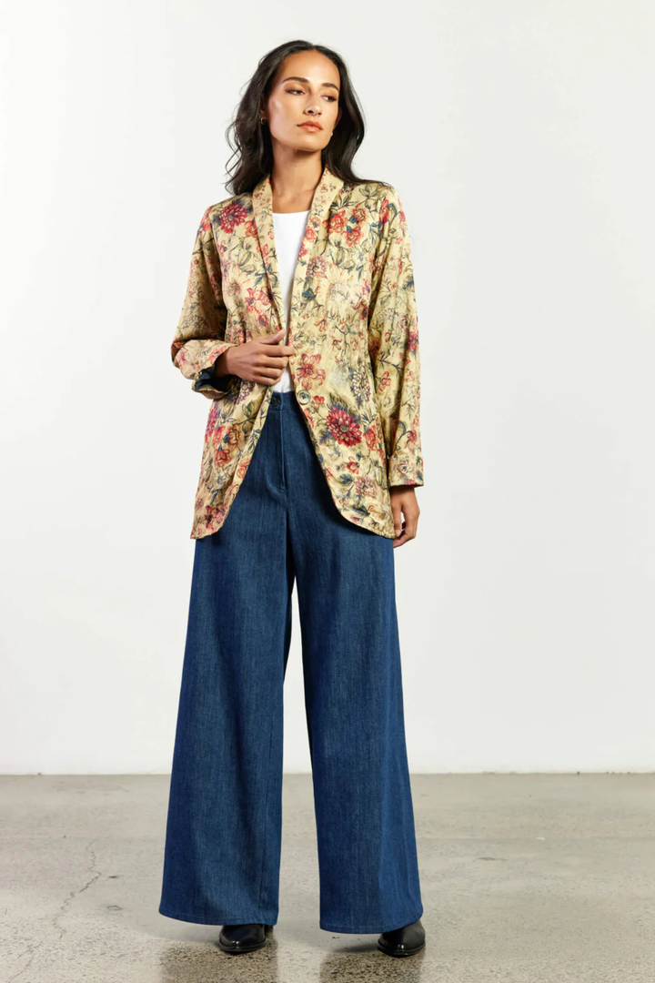 Venetia Kimono Blazer (Champagne)