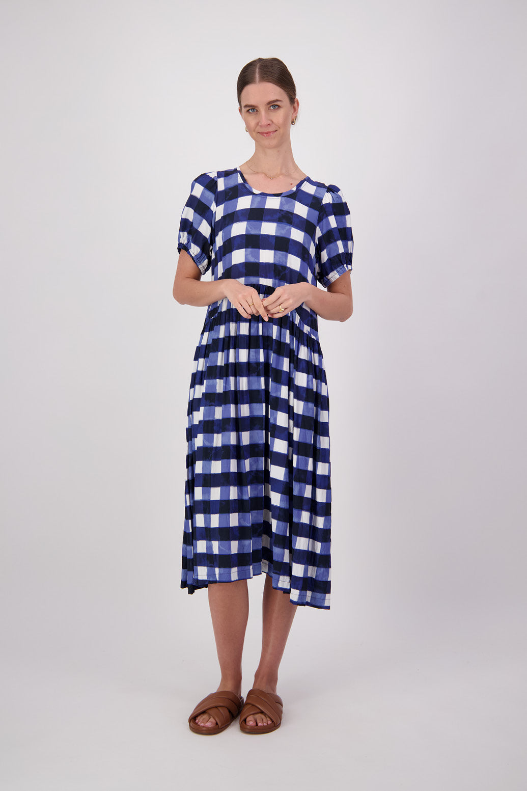 JEM Dress (Blue Gingham)