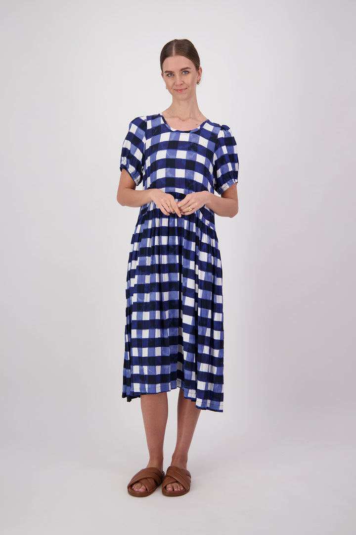 JEM Dress (Blue Gingham)