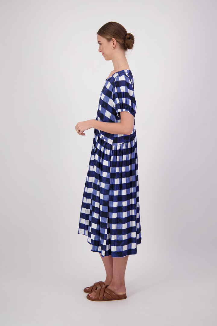JEM Dress (Blue Gingham)