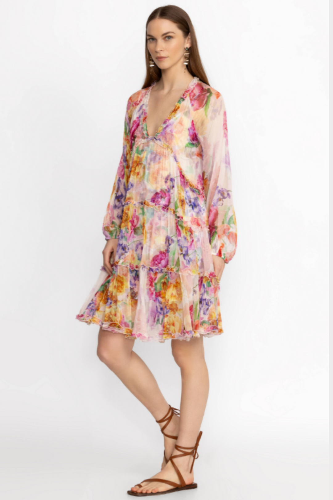 Fionna Silk Mini Dress