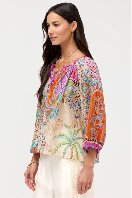 Michaella Peasant Blouse (Avelar)
