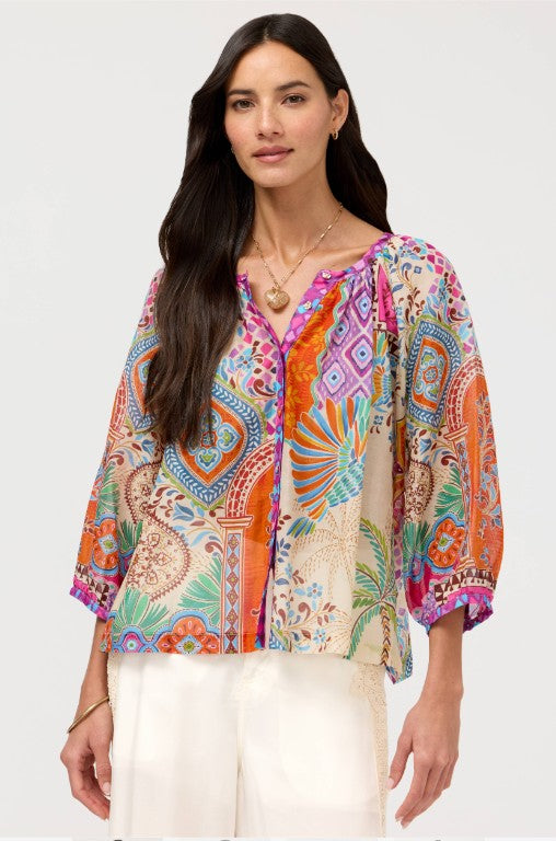 Michaella Peasant Blouse (Avelar)