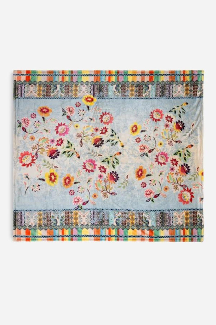 RAINBOW FLOWER COZY BLANKET